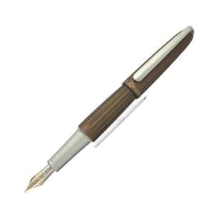 万年筆 アエロ メタリックブラウン 14K/F