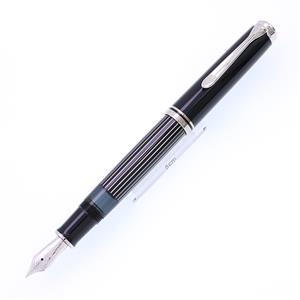 Pelikan ペリカン 万年筆 スーベレーン M815 メタルストライプ EF メイン