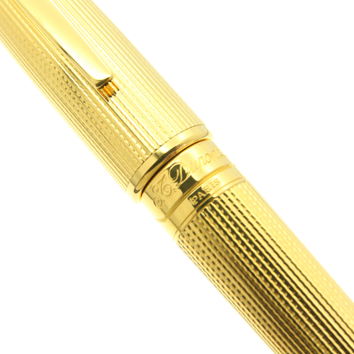 美品 送料込み】デュポン 万年筆 オランピオ ゴールド 【公式通販】