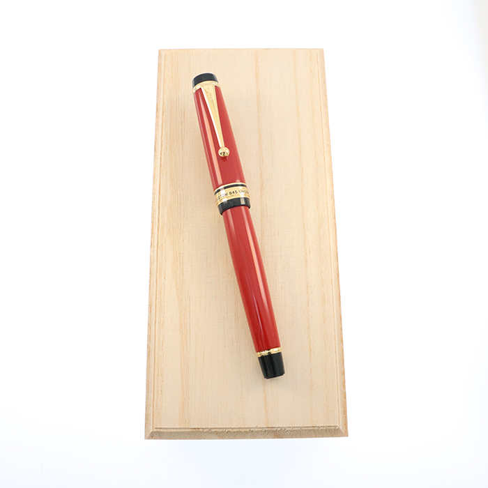 中古)PILOT パイロット 万年筆 カスタム845 漆 朱 太字（商品ID
