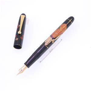 万年筆 ナミキ ニッポンアートコレクション 平蒔絵 ビードロ 中字