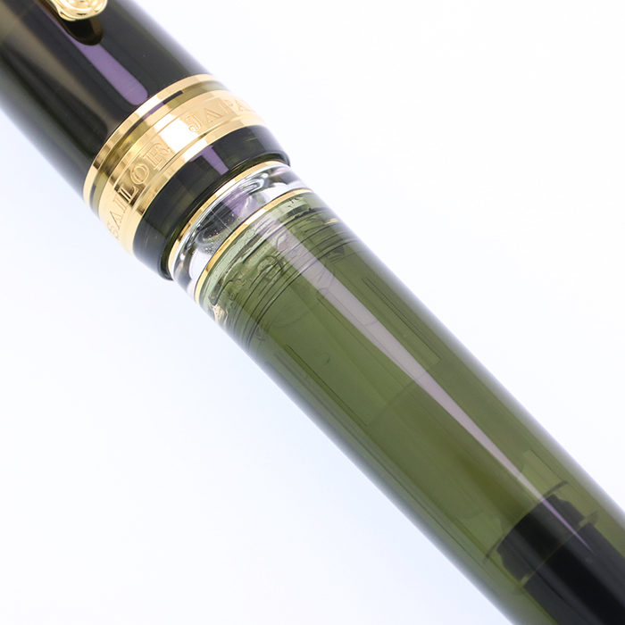 美品未使用 限定セーラー万年筆 プロフィット レアロ シャンパーニュグリーン 美品未使用 限定モデル セーラー万年筆 プロフィット レアロ