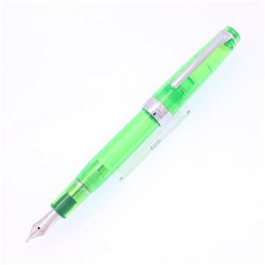 万年筆 海外限定 プロフェッショナルギア スリム 銀 透明 グリーン ミュージック