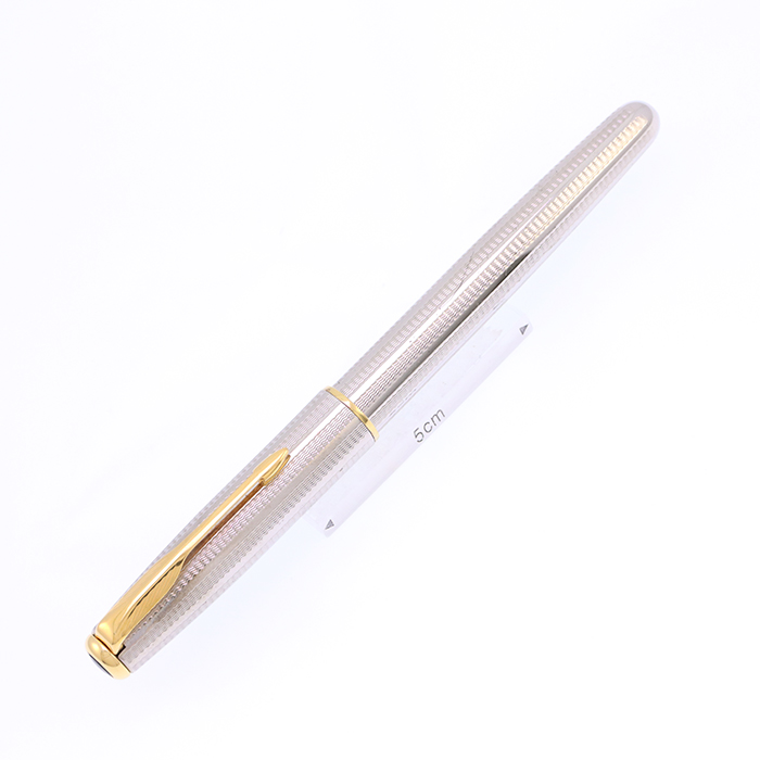 中古)PARKER パーカー 万年筆 ソネット シルバーカスケード B