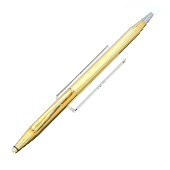 未使用品　箱無　傷無 クロス　金張りボールペン　１４金　１８金　二本 詳細ページ | 万年筆 ボールペンなど高級筆記具の販売・買取
