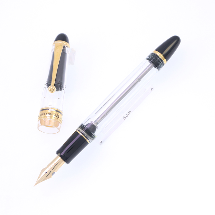 PILOT パイロット 万年筆 カスタム823 透明 | 世界の筆記具ペン