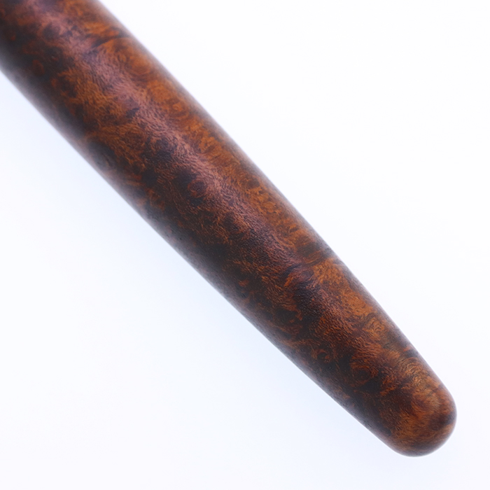 中古)PLATINUM プラチナ 万年筆 #3776 アカブライヤー (濃) 細字（商品