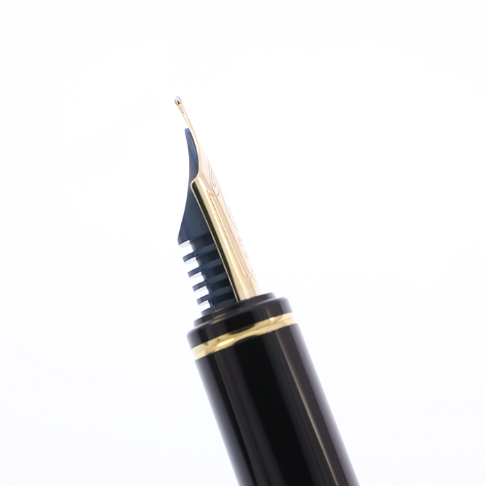中古)PILOT パイロット 万年筆 グランセ ブラック&グリーン ゴールド