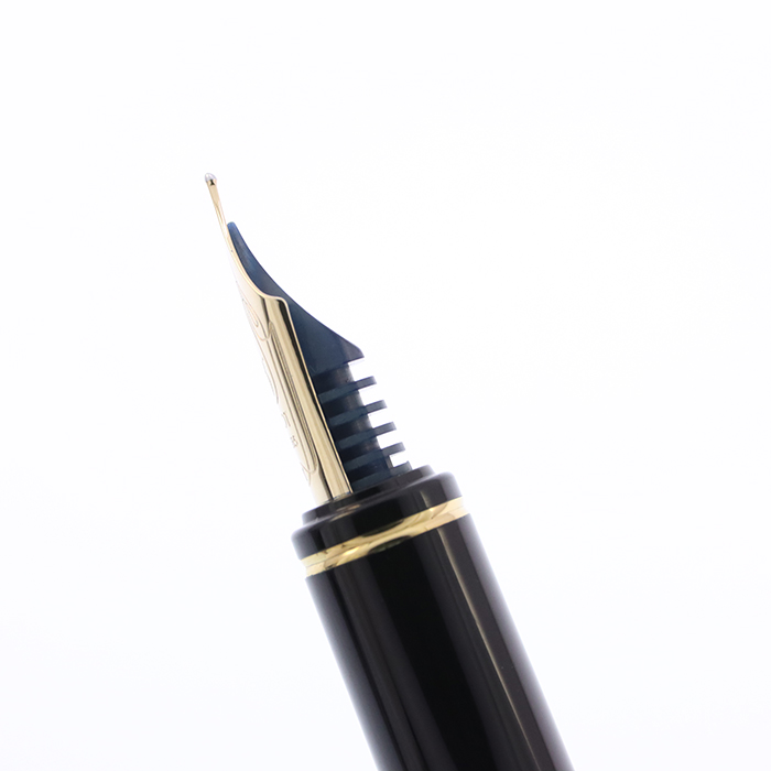 中古)PILOT パイロット 万年筆 グランセ ブラック&グリーン ゴールド