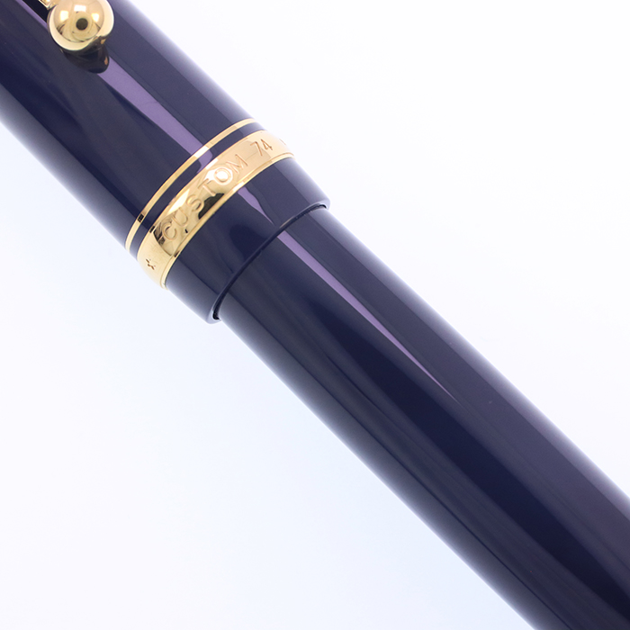 中古)PILOT パイロット 万年筆 カスタム74 ダークブルー 細字（商品ID