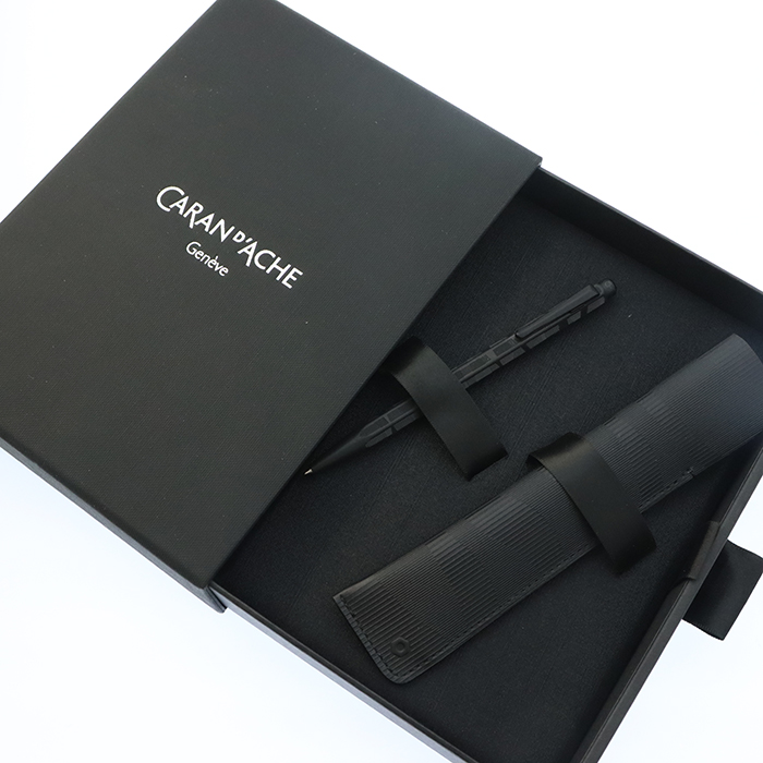 中古)CARAN d'ACHE カランダッシュ ボールペン ブラックエディション