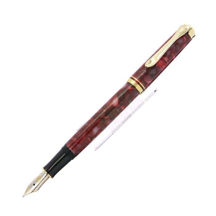 (中古)Pelikan ペリカン 万年筆 スーベレーン M320 ルビーレッド F