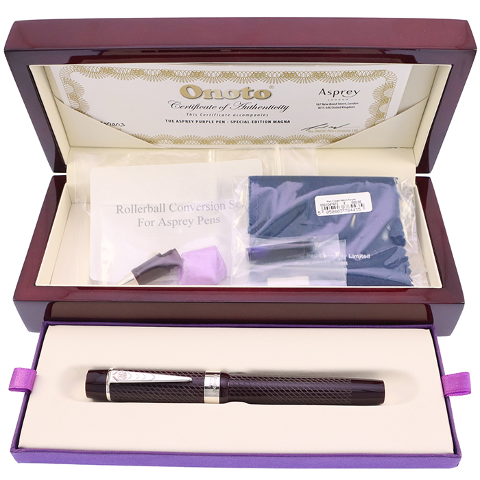 中古)ONOTO オノト 万年筆 アスプレイ限定 マグナ スターリング
