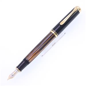 万年筆 スーベレーン M400 茶縞 EF