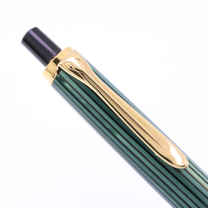 中古)Pelikan ペリカン ボールペン スーベレーン K500 緑縞（商品ID