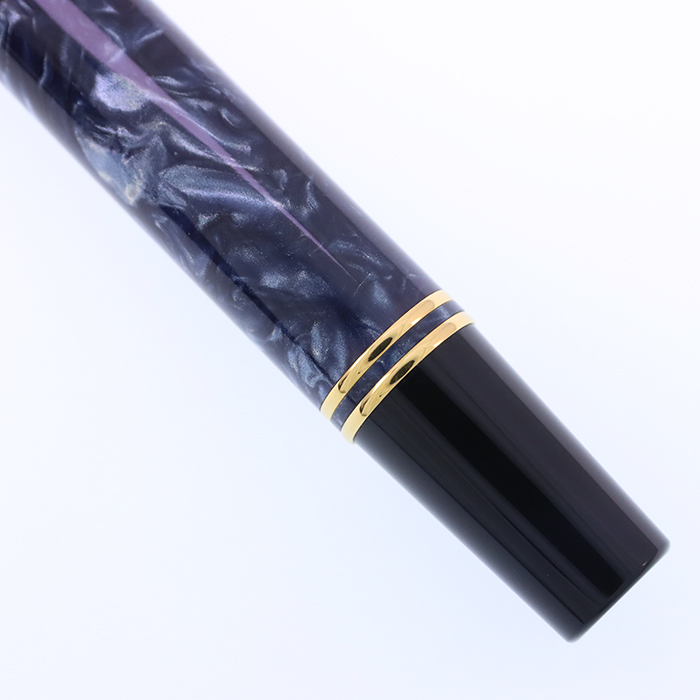 中古)PARKER パーカー 万年筆 デュオフォールド マーブルブルー