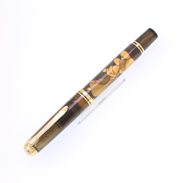 ペリカン 水墨画 金色フレーム 新品)Pelikan ペリカン 万年筆 スペシャルエディション スーベレーン