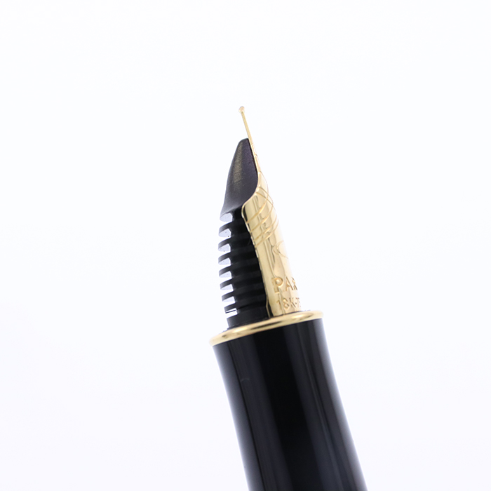 中古)PARKER パーカー 万年筆 ソネット ダークグレイGT F(商品 中古)PARKER パーカー 万年筆 ソネット ダークグレイGT F(商品