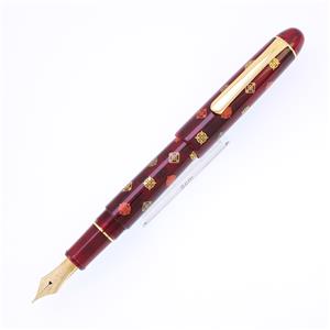 万年筆 日本橋三越本店限定 #3776 センチュリー ブルゴーニュ 天三紋 中字