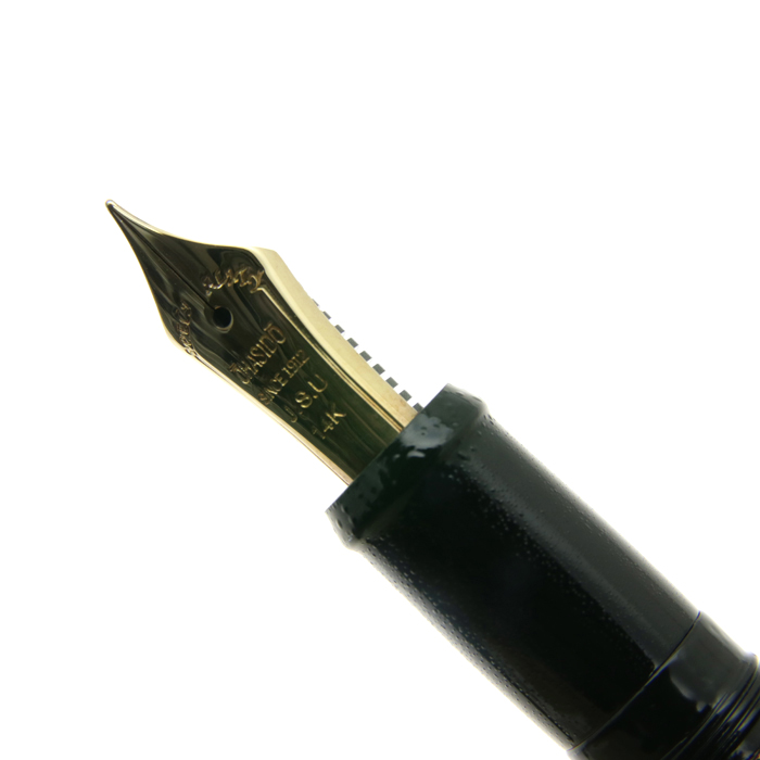 慶應◇仙台大橋堂【植原榮一】作 手作り万年筆 14KGOLD(14金製)ペン先