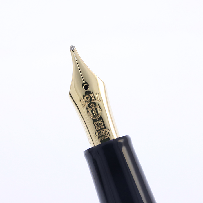 中古)SAILOR セーラー 万年筆 長刀研ぎ ゴールドトリム 太字 (旧型