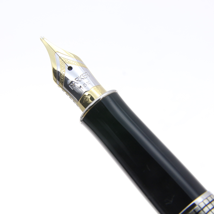 中古)PARKER パーカー 万年筆 ソネット プレミアム メタル