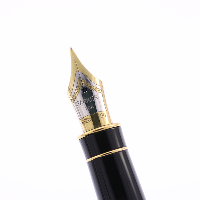 中古)PARKER パーカー 万年筆 ソネット ビゾンフォンセ 純正漆 XF