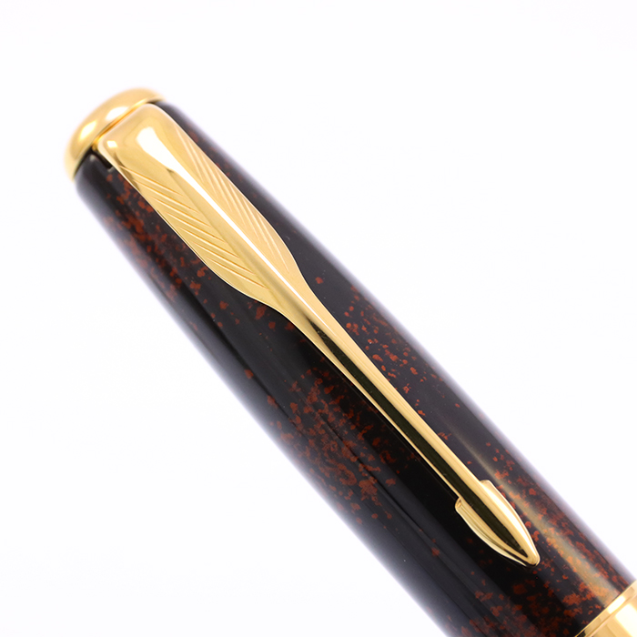 中古)PARKER パーカー 万年筆 ソネット ビゾンフォンセ 純正漆 XF