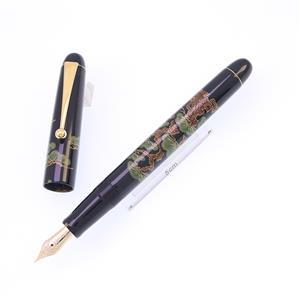 万年筆 平蒔絵 松 細字