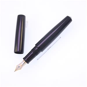 万年筆 シガー ピッコロ 黒呂色 軟中字  (染め分けペン先)