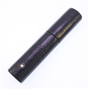 ペンケース フローレンス クロコダイルスタイル ブラック 1本用