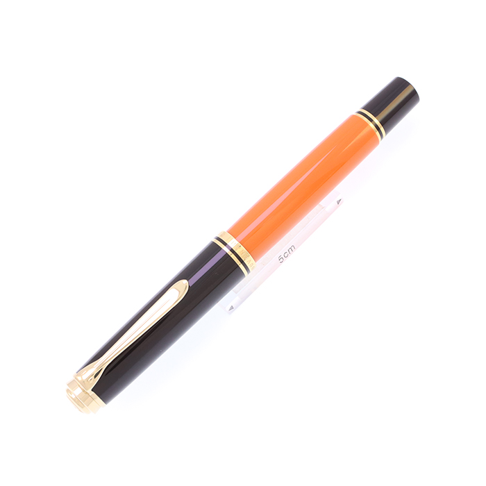 【新品】PelikanペリカンM800 バーントオレンジ　限定モデル　M 中古)Pelikan ペリカン 万年筆 スペシャルエディション スーベレーン