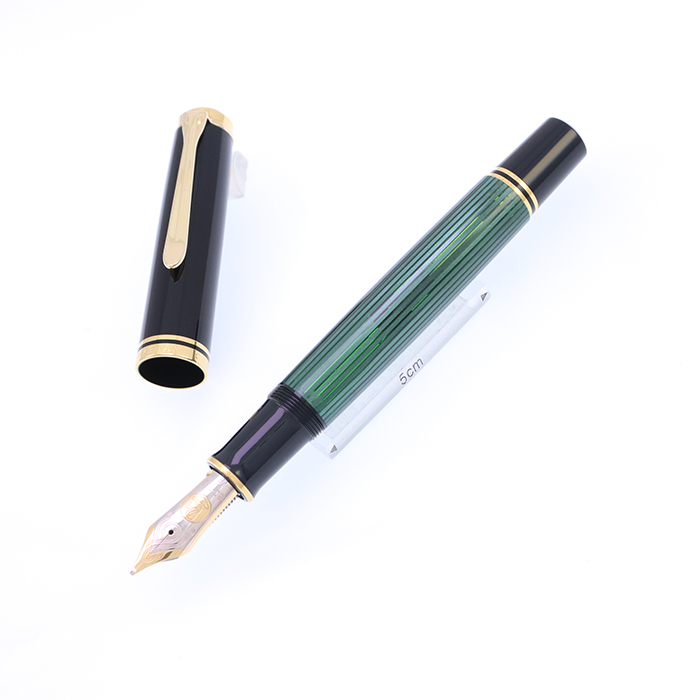 希少美品】 Pelikan（ペリカン）万年筆 スーベレーン M300 緑縞