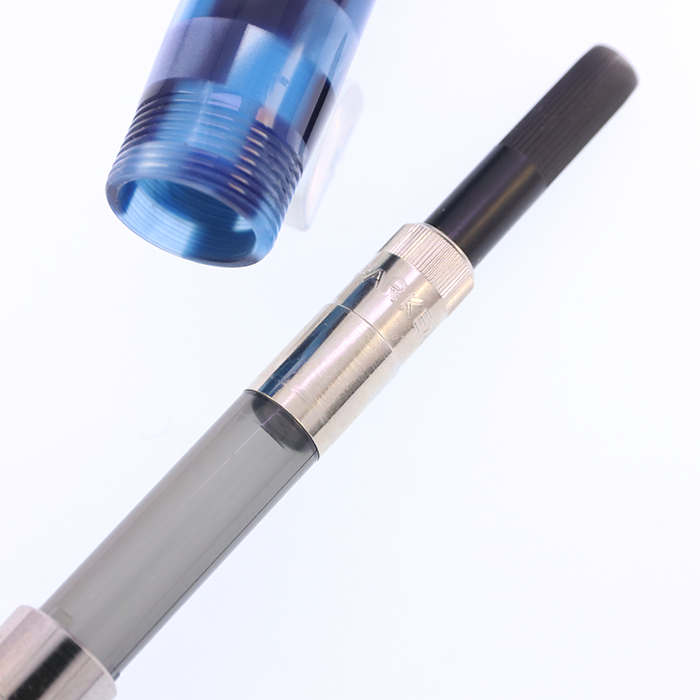 Parker パーカー 万年筆 デュオフォールド K18 F Cチェックブルー 中古)PARKER パーカー 万年筆 デュオフォールド チェック ブルーPT