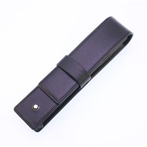 ペンケース マイスターシュテュック クラスプ付 (シエナ) ブラック 1本用