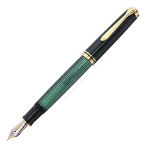 Pelikan ペリカン 万年筆 スーベレーン M800 緑縞 F メイン