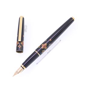 万年筆 新社屋落成記念 平蒔絵 宝相華 中字