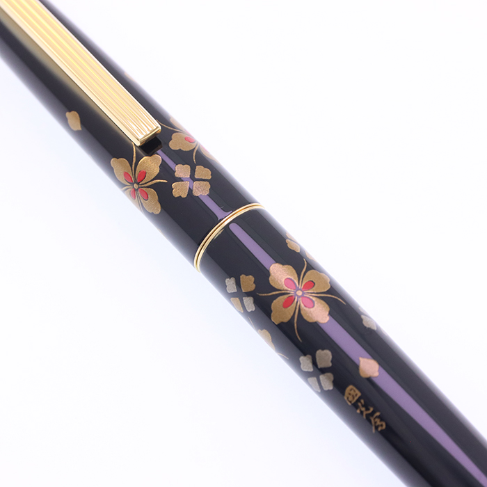 中古)PILOT パイロット 万年筆 新社屋落成記念 平蒔絵 宝相華 中字
