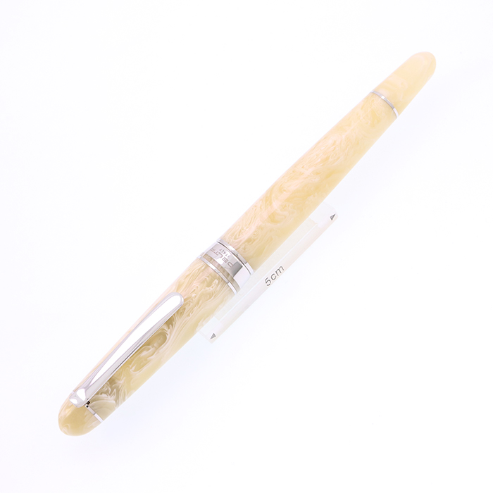 中古)DELTA デルタ 万年筆 ヴィルトゥオーサ ライトホーン F [研磨