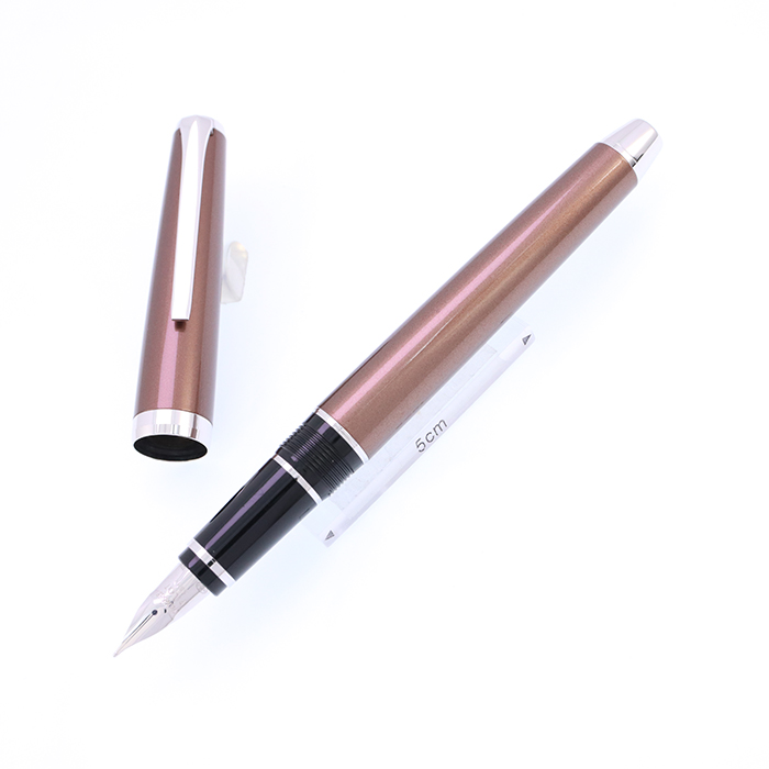 中古)PILOT パイロット 万年筆 エラボー ブラウン 軟中字 (金属軸)(商品ID:3717019090317)詳細ページ | 万年筆 ボールペンなど高級筆記具の販売・買取|キングダムノート