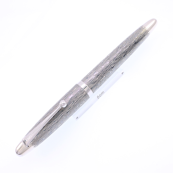 中古)PILOT パイロット 万年筆 シルバーン つむぎ 中字（商品ID