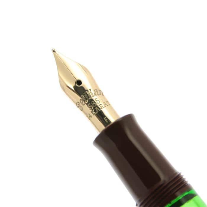 配送員設置 Pelikan ペリカン 万年筆 M101N トータスシェルブラウン B