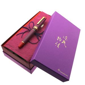 SAILOR セーラー 万年筆 キングダムノート別注 源氏物語シリーズ 第七弾 紫の上(むらさきのうえ) 細字 メイン