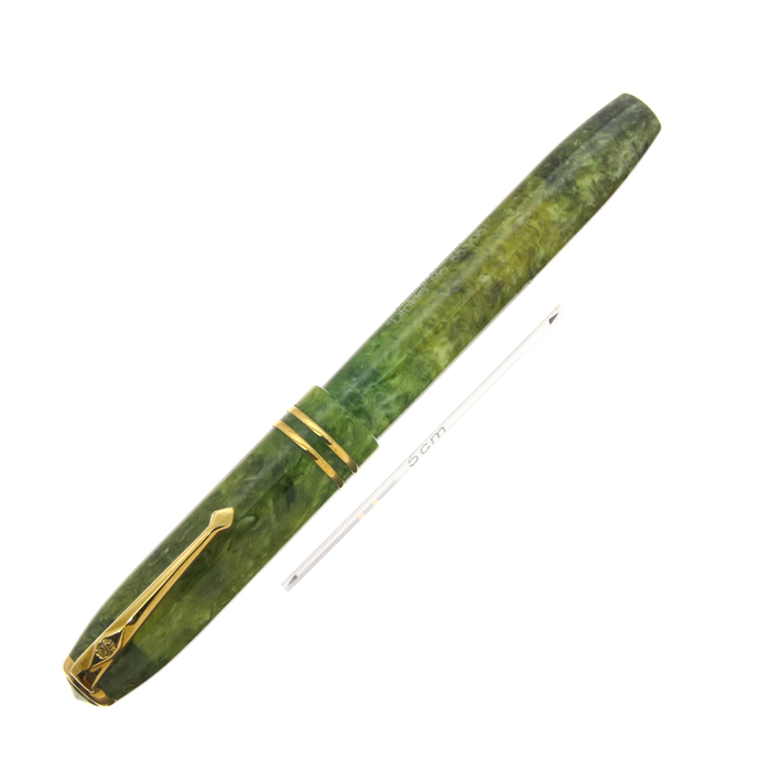 コンウェイ・スチュワート 万年筆 ディンキー No.550 グリーン&ブラックB コンウェイ・スチュワート Dinkie 550 & 25 Pencil Moss Agate