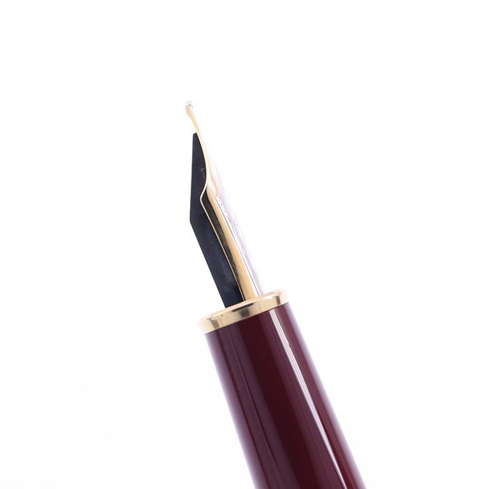 美品 144 M ボルドー 中白 モンブラン 万年筆 美品 モンブラン マイスターシュテュック 144 ボルドー 中白 M 中字