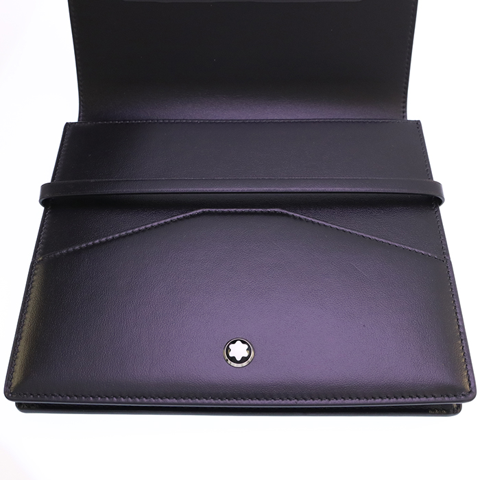 中古)MONTBLANC モンブラン ペンケース エンベロープ ブラック 8本用