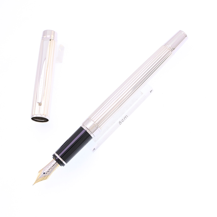 中古)PILOT パイロット 万年筆 グランセNC スターリングシルバー