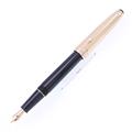MONTBLANC モンブラン 万年筆 ソリテール #145 ドゥエ ジオメトリー シャンパンゴールド クラシック F
