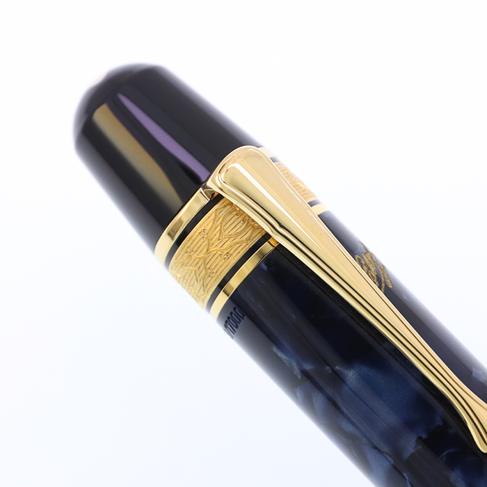 【中古】モンブラン　万年筆 中古)MONTBLANC モンブラン 万年筆 作家シリーズ1998 エドガー・アラン