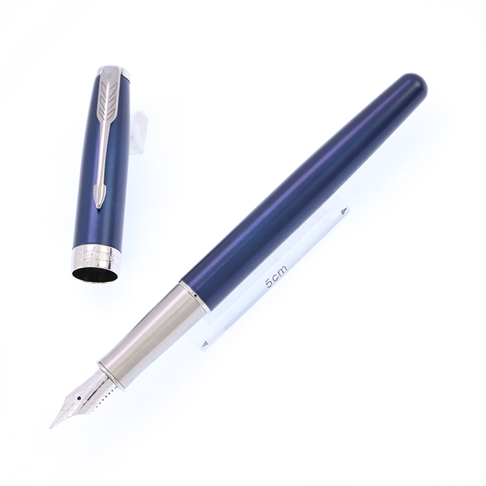 Parker パーカー 万年筆 ソネット シークレットシェアブルー F 中古)PARKER パーカー 万年筆 ソネット ブルーラッカーCT F（商品ID